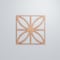 Ekena Millwork Large Swansea Decorative Fretwork Wood Wall Panels, Cherry, 23 3/8"W x 23 3/8"H x 3/8"T WALW24X24X0375SWNCH - alternate 5